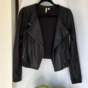 Coated Moto Jacket